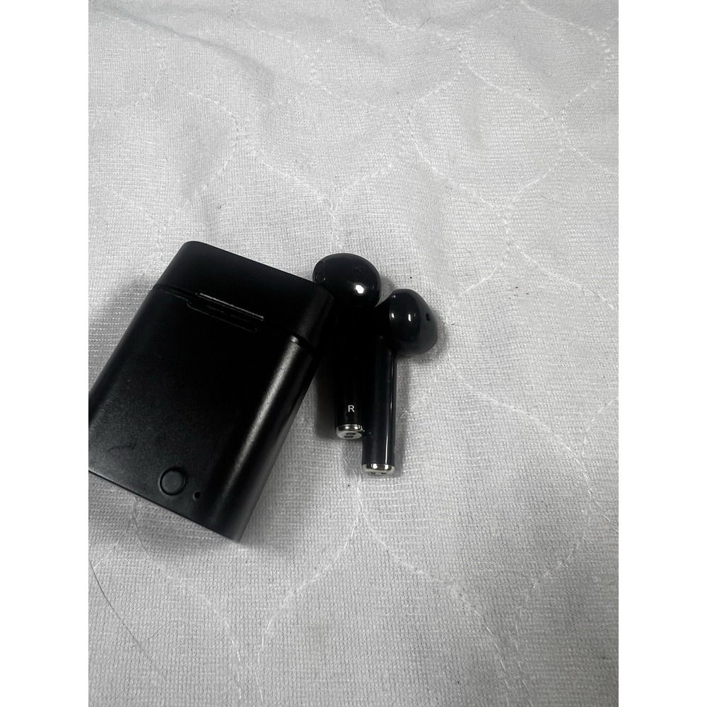Air1 True Wireless Earbuds Black Charging Case Auto Pairing Bluetooth - Picture 6 of 6
